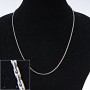 Metal anchor chain for jewelry, 50 cm