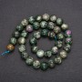 Natural Lepidolite stone beads - smooth round beads, diameter 10(±)mm, length 38 cm+