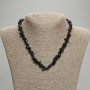 Natural Agate Stone Chip Necklace, 7 mm (±) diameter, 45 cm (±) length with extender chain