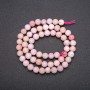 Natural Stone Beads Pink Opal Smooth Bead, Diameter 6 mm (+/-), Length 38 cm