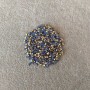 Blue Rhinestones, 3 mm diameter (+/-), per pack 4 g (+/-)