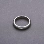 Hematite Ring, Smooth Finish, 4 mm Thick, Sizes 17–22