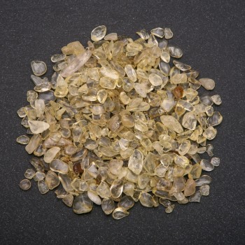 Citrine Stone Chips Without Holes 7 mm (+/-) Faceted - 100 g