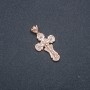 Cross Pendant Xuping 18k Gold Plating with White Stones 36x30x19mm +