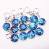 Zodiac glow-in-the-dark keychains, set of 12, price per pack, length 10 cm