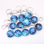 Zodiac glow-in-the-dark keychains, set of 12 pcs, price per pack, length 10 cm