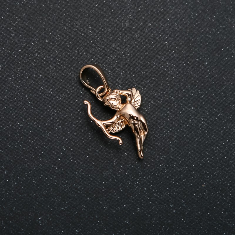 Xuping 18K Gold-Plated Cupid Pendant, diameter 20×13 mm +