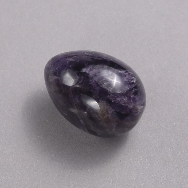 Amethyst decorative egg, diameter 40x30mm+