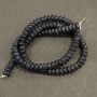 Beads on a string Aventurine Blue Sand "Night of Cairo" Smooth Rondel, 6×3 mm, length 39 cm
