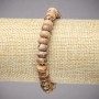 Elastic bracelet of Landscape Jasper, smooth rondel, diameter 8×5 mm, length 18 cm