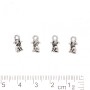 Dog Pendant Findings 12x6mm, packaging 20 g, ±37 pcs