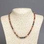 Brown Agate Beads, smooth round beads, 6 mm diameter, 45 cm length