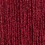 Beads Czech Crystal on thread dark red matte faceted rondelle, diameter 3×2.5 mm, length 36 cm +
