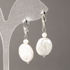 Natural Baroque and Freshwater Pearl Earrings 45×17 mm+
