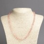 Chalcedony Necklace with Smooth Beads, 6 mm Diameter (±), Length 45 cm+