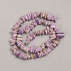 Phosphosiderite beads on thread (synthetic) chip 8x3mm + -, length 39 cm +