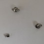 Magnetic jewelry clasp 8×13 mm, silver-colored metal
