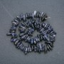Natural Iolite Stone Strand, 'Needle' Chip, Diameter 15x5 mm, Length 40 cm +