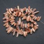Natural gemstone thread Selenite chip 'Needle', diameter 15x5 mm, length 40 cm +