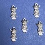Owl on a Branch Pendant, 2 cm, packaging 20 g +/- 12 pcs