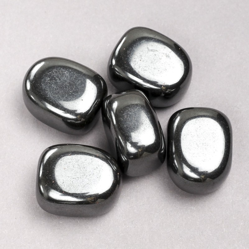 Souvenir natural hematite stones, diameter 22x20 mm ± (packaging 100 g)