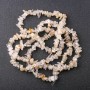 Citrine Beads 'Crystal Chip', 8 mm diameter, length 85 cm