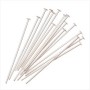 Pin findings, 50 mm length, nail-head cap, light metal, 0.5 kg