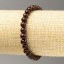 Elastic Bracelet Tiger's Eye (Synthetic Acrylic) Smooth Round Beads, 6.5 mm Diameter, 18 cm Long