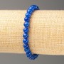 Elastic Lazurite Bracelet with Acrylic Beads