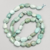 Faceted Amazonite Beads on a Thread, Diameter 10x8 mm, Length 40 cm