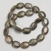 Oval Labradorite Beads on Cord, 12×16 mm, length 38 cm