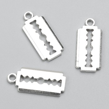 Blade Pendant Finding 21x9 mm, Pack of 15 pcs ±20 g