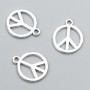 Findings pendant Peace Sign 17×14 mm, packaging 27 pcs +/- 20 g