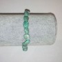 Faceted natural amazonite bracelet, 8x9 mm beads, 18 cm circumference on an elastic cord