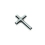 Hematite Cross Pendant, 31×43×6 mm+