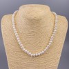 River Pearl Necklace, diameter 7×5 mm, length 47 cm