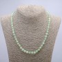 Prehnite Necklace - Smooth Bead, 6mm Diameter, 46 cm Length +