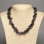 Natural iolite chip necklace 'Needle', diameter 15x5 mm, length 48 cm +