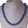 Lazurite Necklace, 10mm Bead, 45 cm