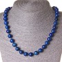 Lazurite Necklace, 10mm Bead, 45 cm