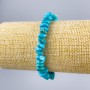 Turquoise Chips Bracelet, 8x4 mm diameter, 18 cm length (stretch)