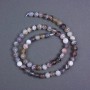 Botswana Agate Beads, Natural Stone, Smooth Round Beads, Diameter 6.5 mm ±, on a strand, Length 39 cm+