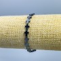 Hematite Cross Bracelet, diameter 8×6 mm, length 18 cm (stretch)