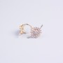 Ear Cuff Xuping 18K Gold Plating White Crystals Star, diameter 20×10mm+
