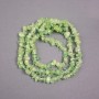 Prehnite chips beads on thread, 8x6x4 mm, length 76 cm