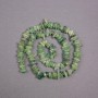 Prenite Beads, Natural Stone Chip, Diameter 8x2 mm, Length 40 cm on Thread