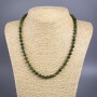 Imitation Jadeite Necklace (Acrylic) Smooth Beads, Diameter 6.5 mm, Length 50 cm