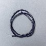 Aventurine Beads 'Night of Cairo' - Faceted, 2x4 mm, 38 cm on thread