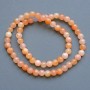 Tinted Quartz Beads - Smooth Round, 6.5 mm Diameter, 37 cm Length on Beading Thread