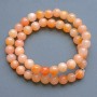 Tinted Quartz Beads, Smooth Round, 10mm Diameter, 38cm Length on Beading Thread